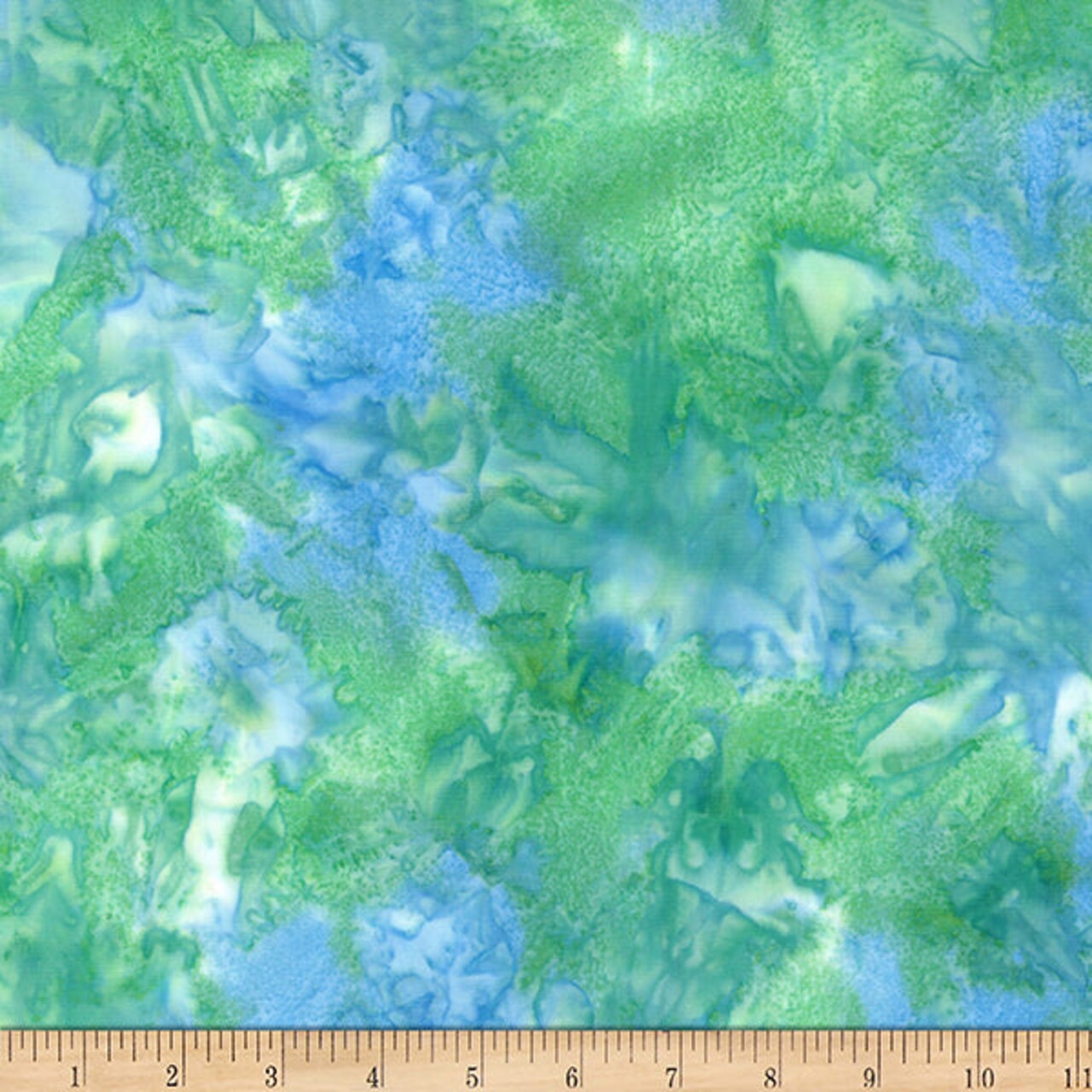 Fabric Hoffman Seagrass Smoothie Bali Batiks by the Quarter Yard 1384-522